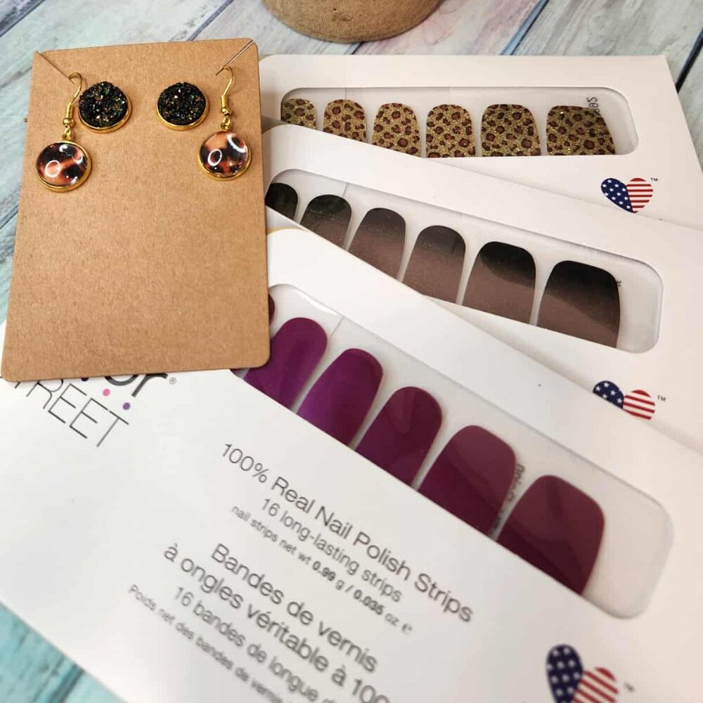 Color Street Cheetah Print Press on Nail Design Bundle